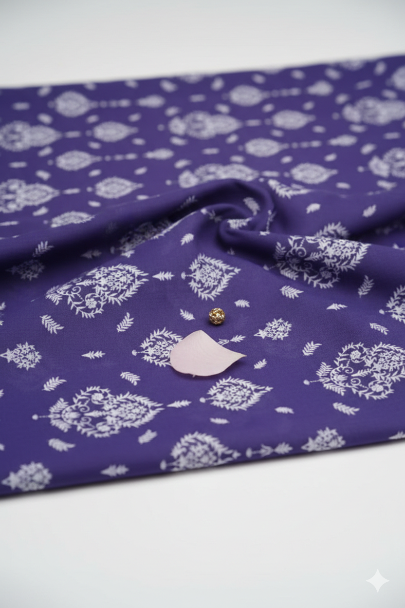 Premium Lawn 2 Piece Printed Suit – Unstitched Summer Lawn Collection for Ladies (Printed Qameez & Printed Dupatta) - Image 3