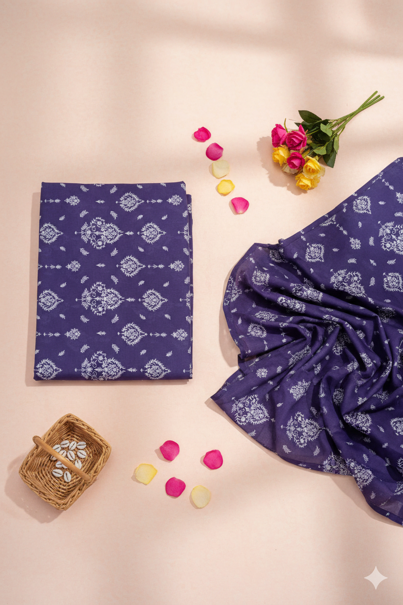 Premium Lawn 2 Piece Printed Suit – Unstitched Summer Lawn Collection for Ladies (Printed Qameez & Printed Dupatta) - Image 2